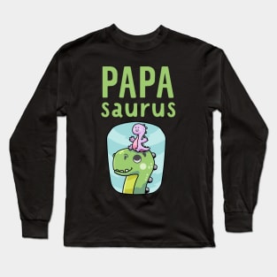 Papa Saurus Long Sleeve T-Shirt